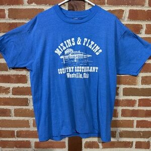 Diner Restaurant Single Stitch tee! It’s sweet! Delicious! Family owned! 🥞